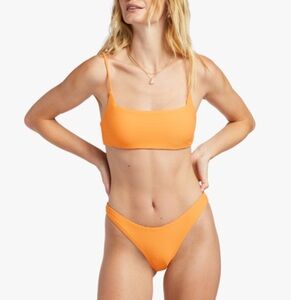 Billabong Tanlines Zoe Crop Bikini Top NWT